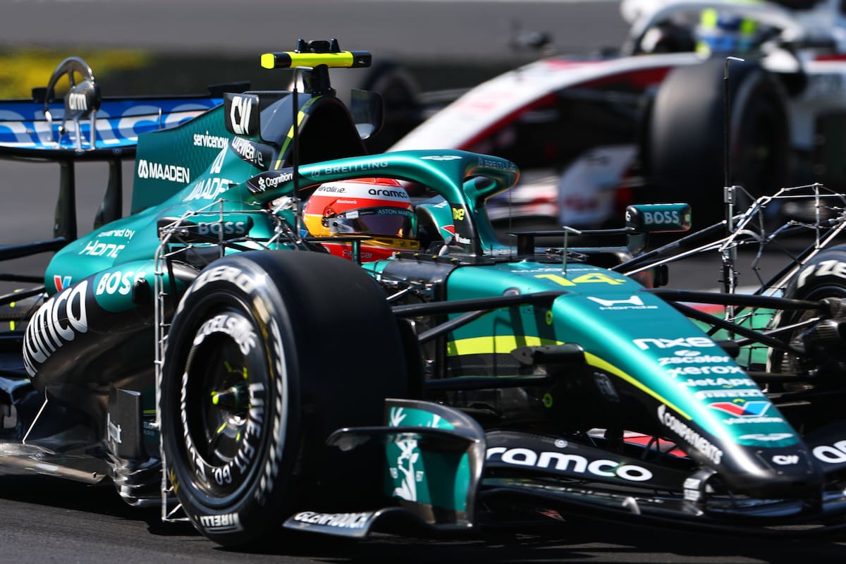 MONZA (Italy), 04/09/2026.- Aston Martin driver Fernando Alonso of Spain in action during a free practice session of the Formula One Italian Grand Prix in Monza, Italy, 04 September 2026. The 2026 Formula One Italian Grand Prix will be held on 06 September 2026 at the Monza racetrack. (Fórmula Uno, Italia, España) EFE/EPA/ANNA SZILAGYI