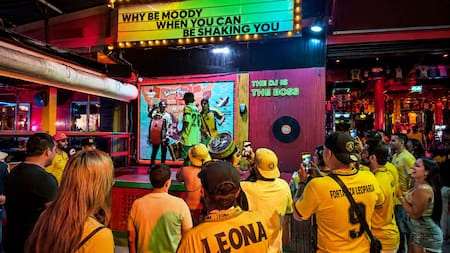 La Fortaleza Leoparda convirtió las calles de EE.UU. en una fiesta antes del partido de Colombia