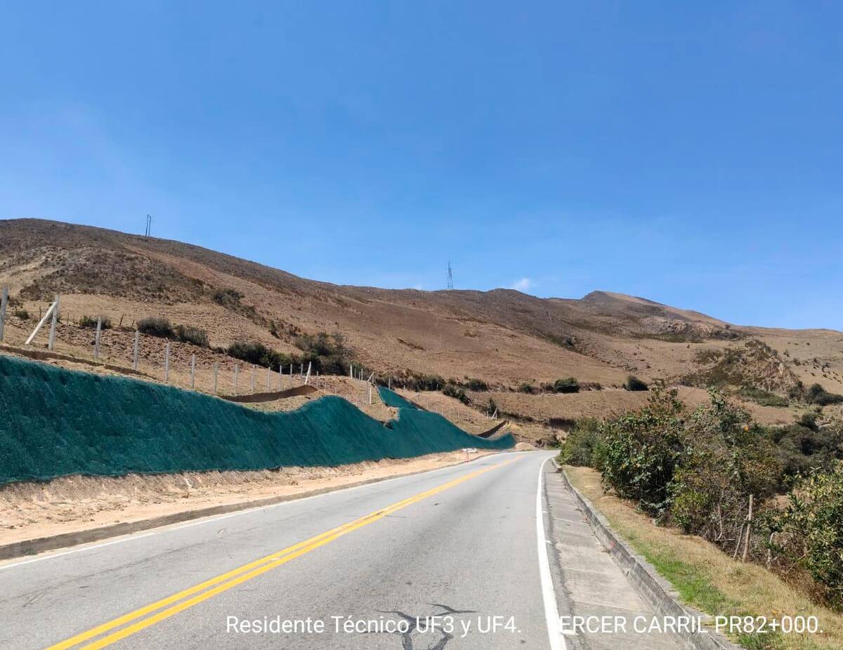 Suministrada / Estabilizacion para talud de corte