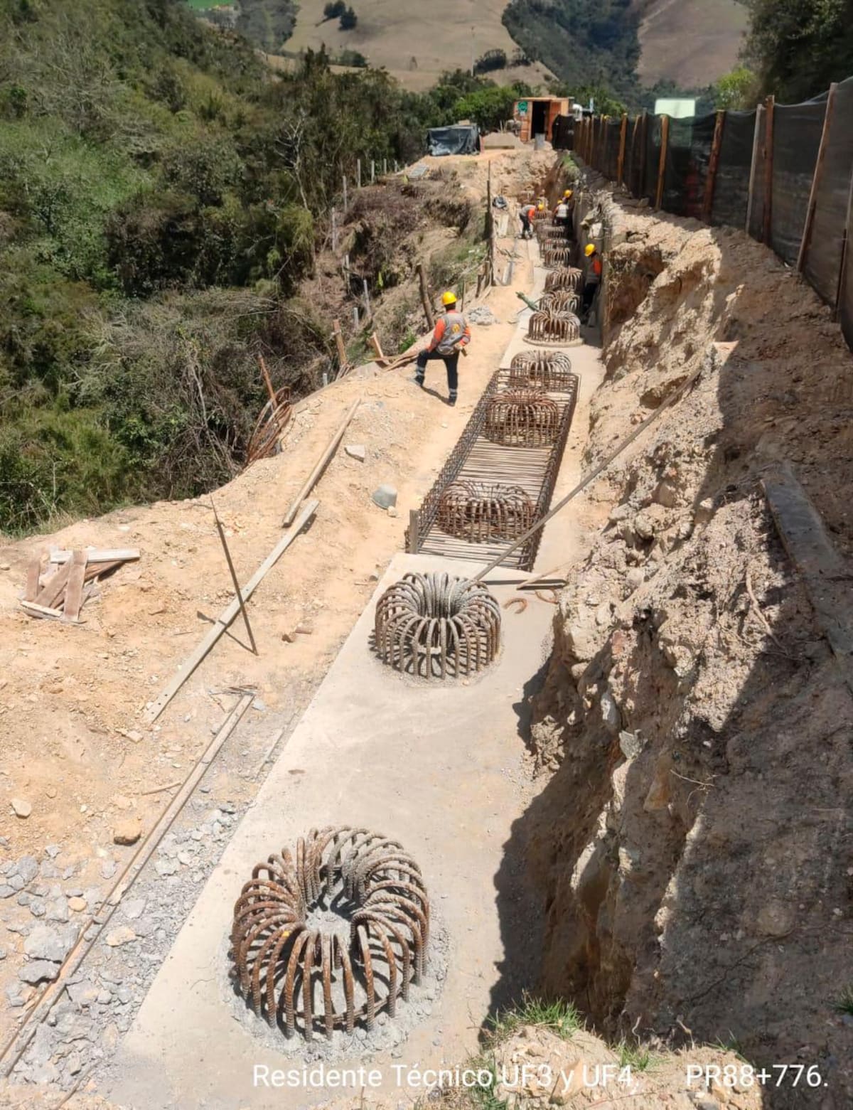 Suministrada / estabilizacion para sitio inestable