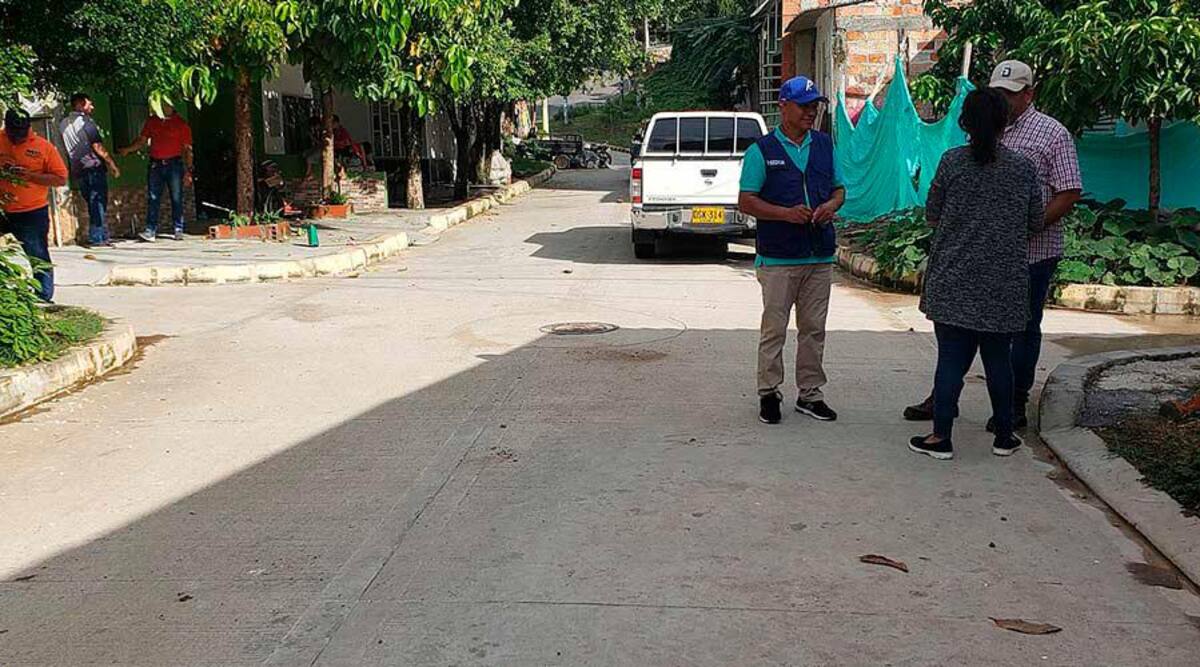Suministradas / VANGUARDIA Con recursos de las regalías se logró pavimentar vías después de 23 años en 49 barrios de siete localidades de Barrancabermeja, como en el barrio La Granja, de la localidad Sexta.