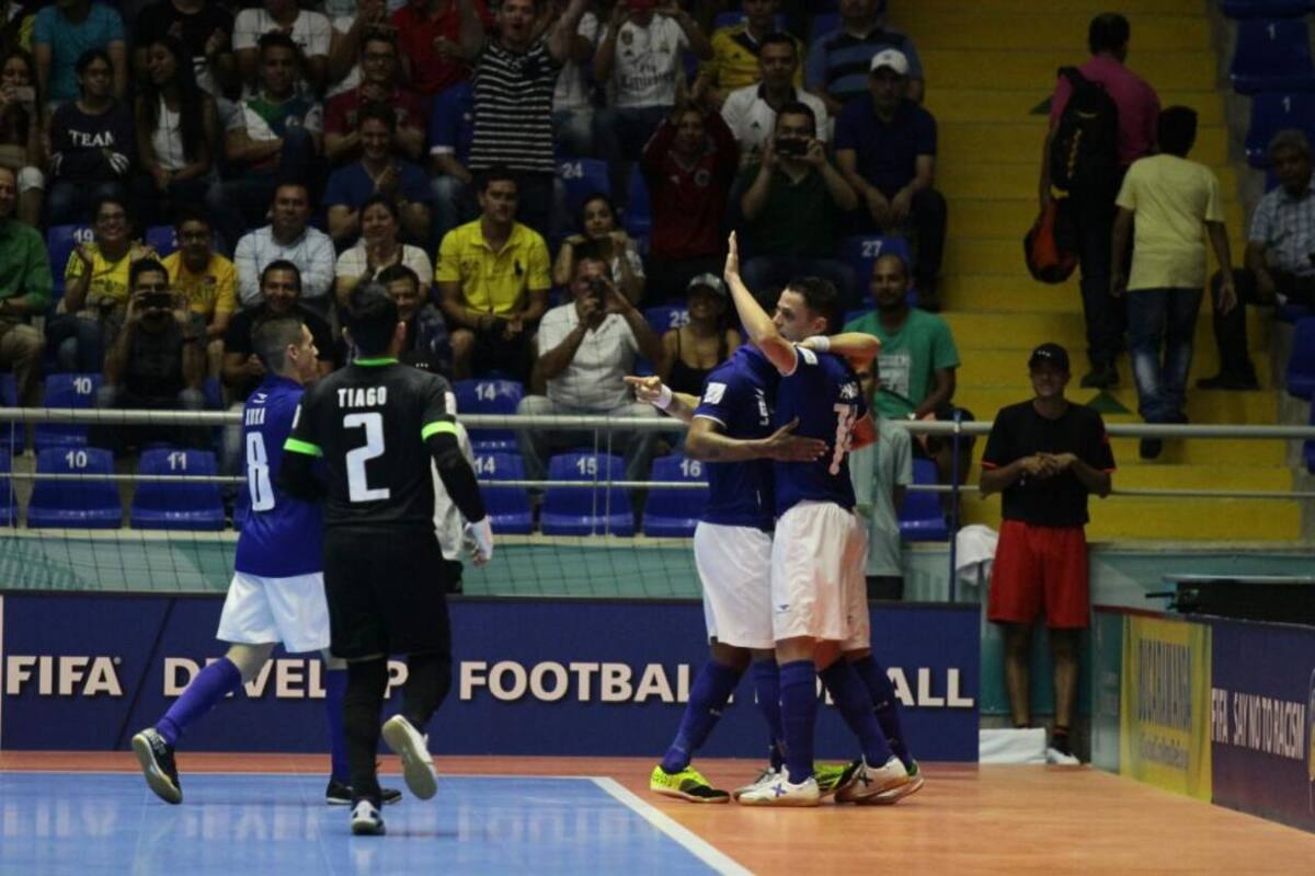 Brasil derrotó 11-1 a Australia en el Mundial de Futsal de Bucaramanga (Foto: Fabián Hernández/Vanguardia Liberal)