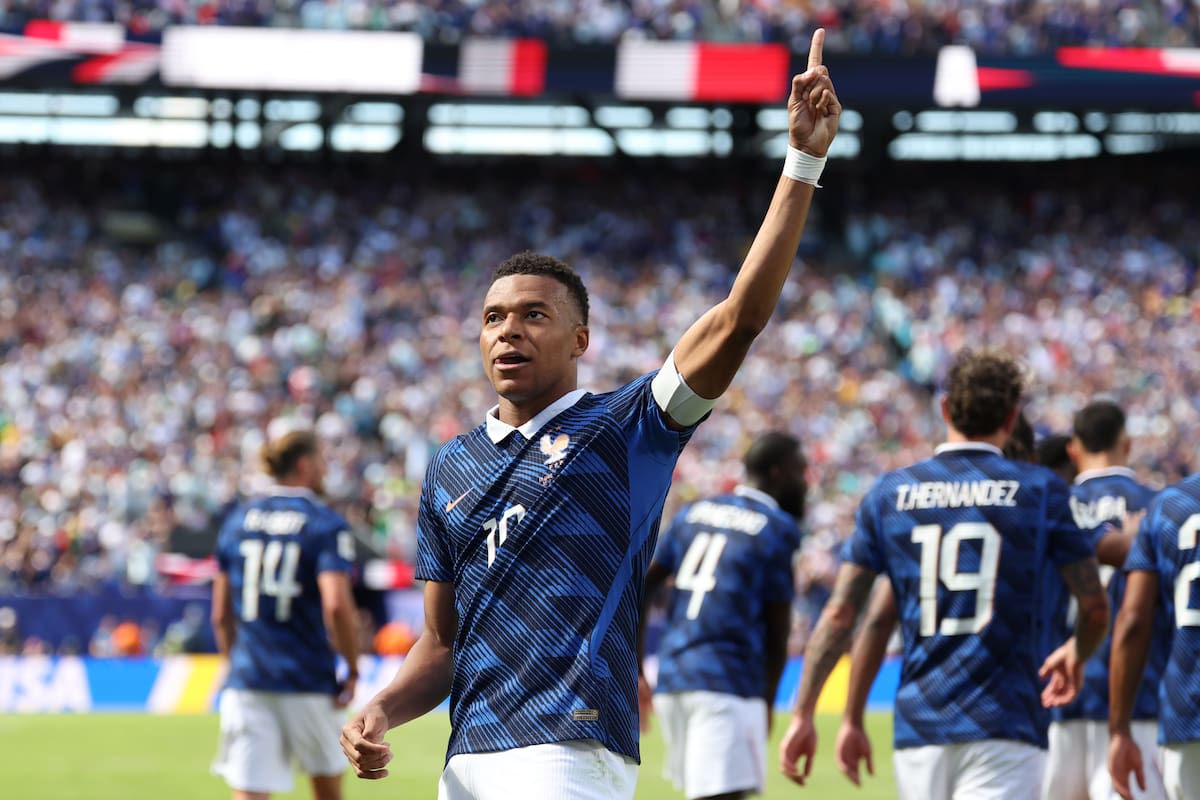 El francés Kylian Mbappé guio la primera victoria de su selección en el Mundial ante Francia. //Foto, EFE: Sebastiao Moreira