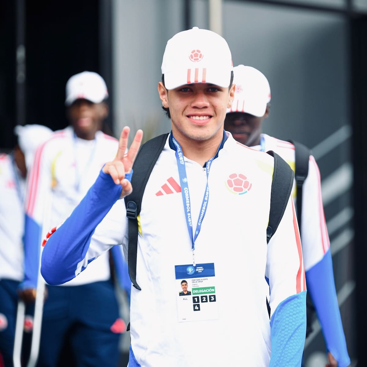 El arquero santandereano Freyder Alexis Celis Vega hizo parte de la selección Colombia que se quedó con el título del Campeonato Sudamericano Sub-17. Foto: FCF.