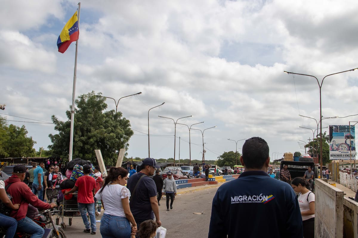 En Maicao, La Guajira, está Paraguachón. Paso fronterizo entre Colombia y Venezuela al norte del país. Foto: Migración Colombia.-