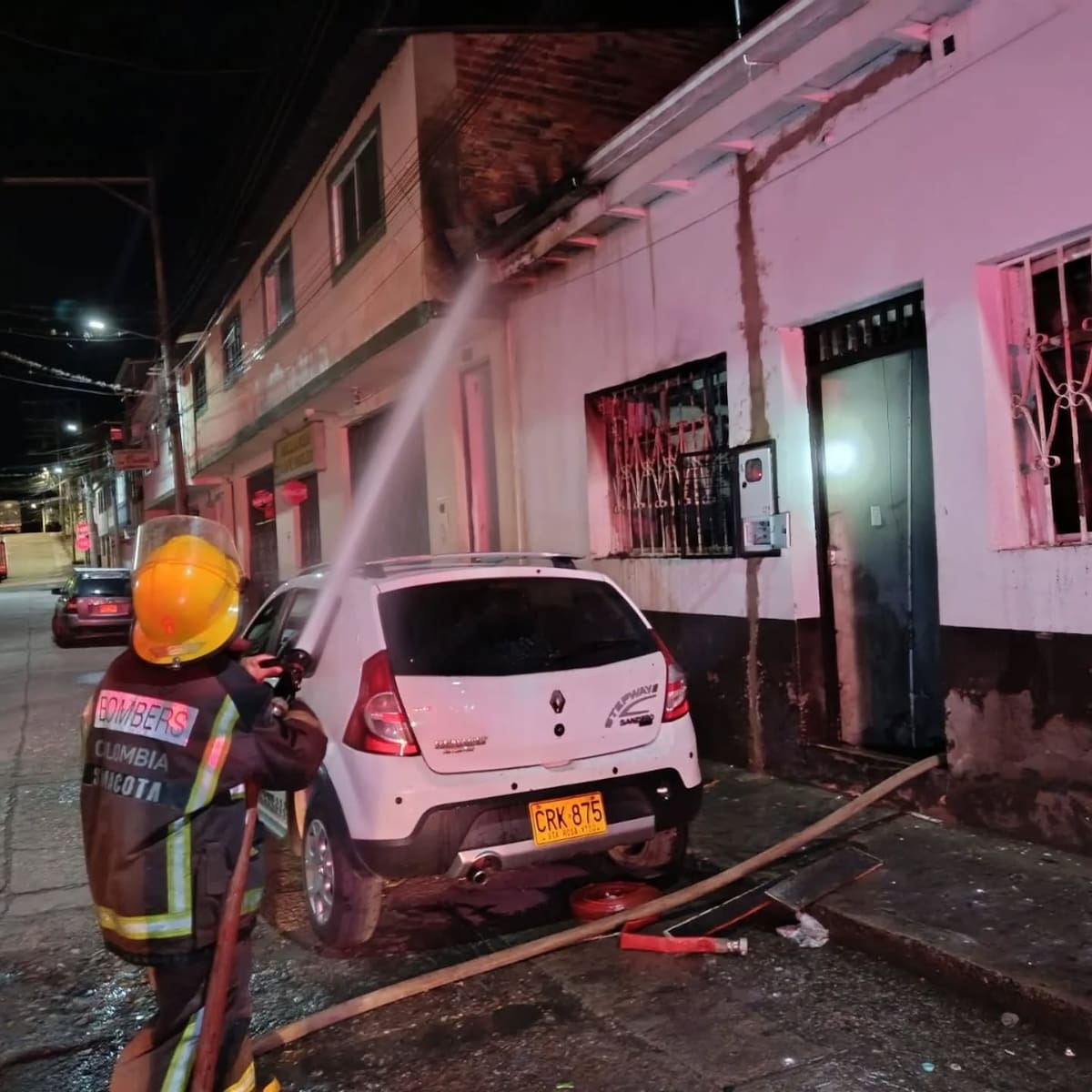 Fuego arrasó vivienda en Santander: investigan las causas de la emergencia