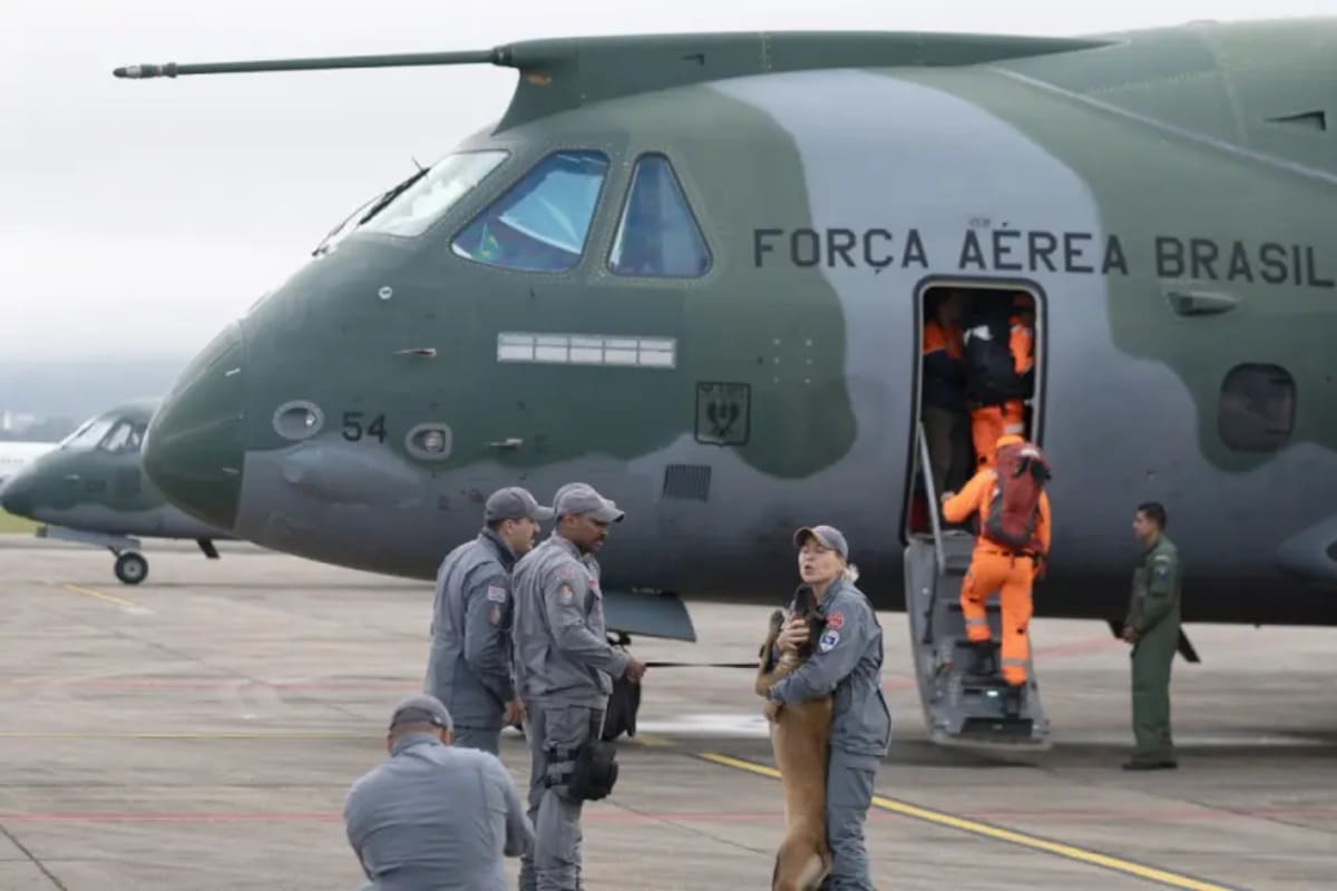 Fuerza Aérea Brasileña. Foto tomada de: EFE.