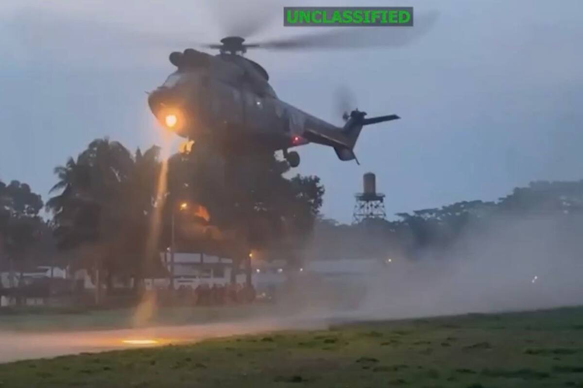 Equipo táctico de las Fuerzas Armadas de Ecuador movilizándose hacia una zona de incursión en una de las provincias con mayor actividad del crimen organizado.
Foto tomada de: Pantallazo video de redes