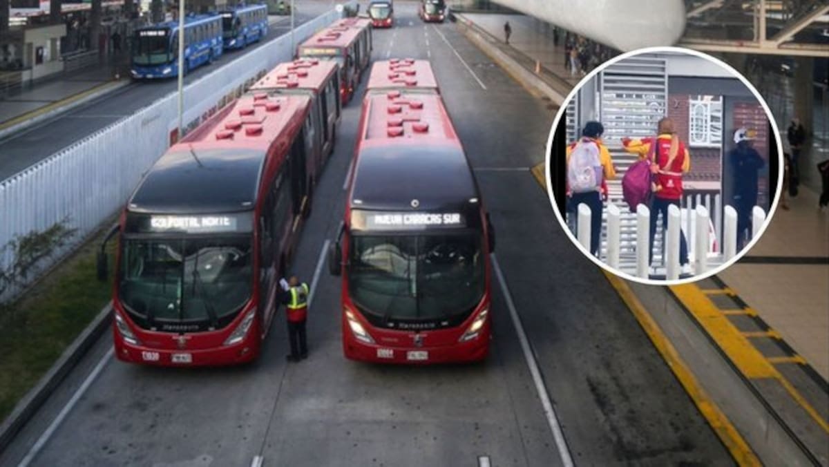 Escándalo en Bogotá: Funcionarias con chaqueta del Distrito se colaron en TransMilenio.
