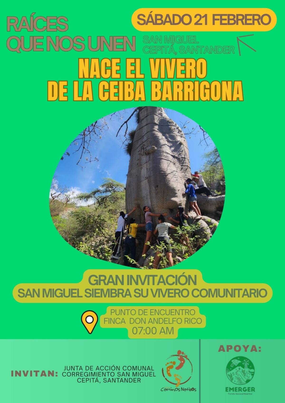 Suministrada (Fondo Emerger, Fundación Caminos Nativos, Junta de Acción Comunal, Asociación de Guías del Cañón del Chicamocha) /Vanguardia