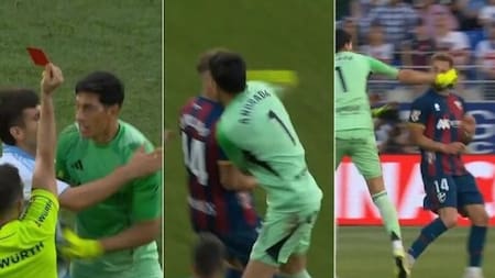 Escándalo en España: arquero del Real Zaragoza golpea brutalmente a un rival