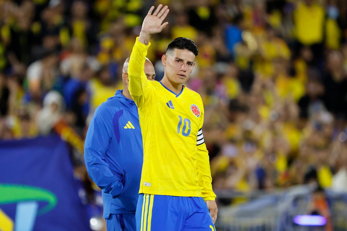 James Rodríguez, figura de Colombia. //EFE/ Carlos Ortega