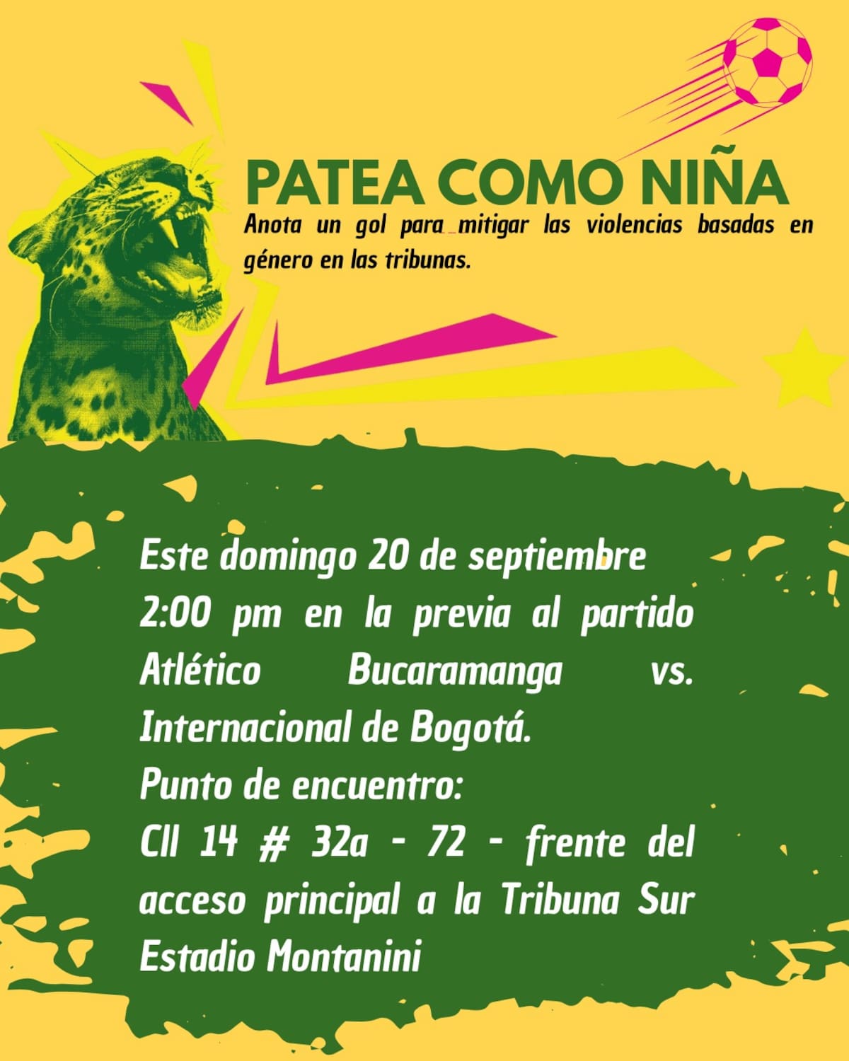 Fútbol y arte se toman Bucaramanga y Girón con jornadas de prevención de las violencias