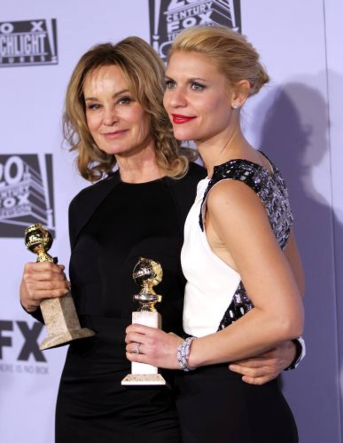 Las actrices Jessica Lange y Claire Danes (Foto: Afp/VANGUARDIA LIBERAL)