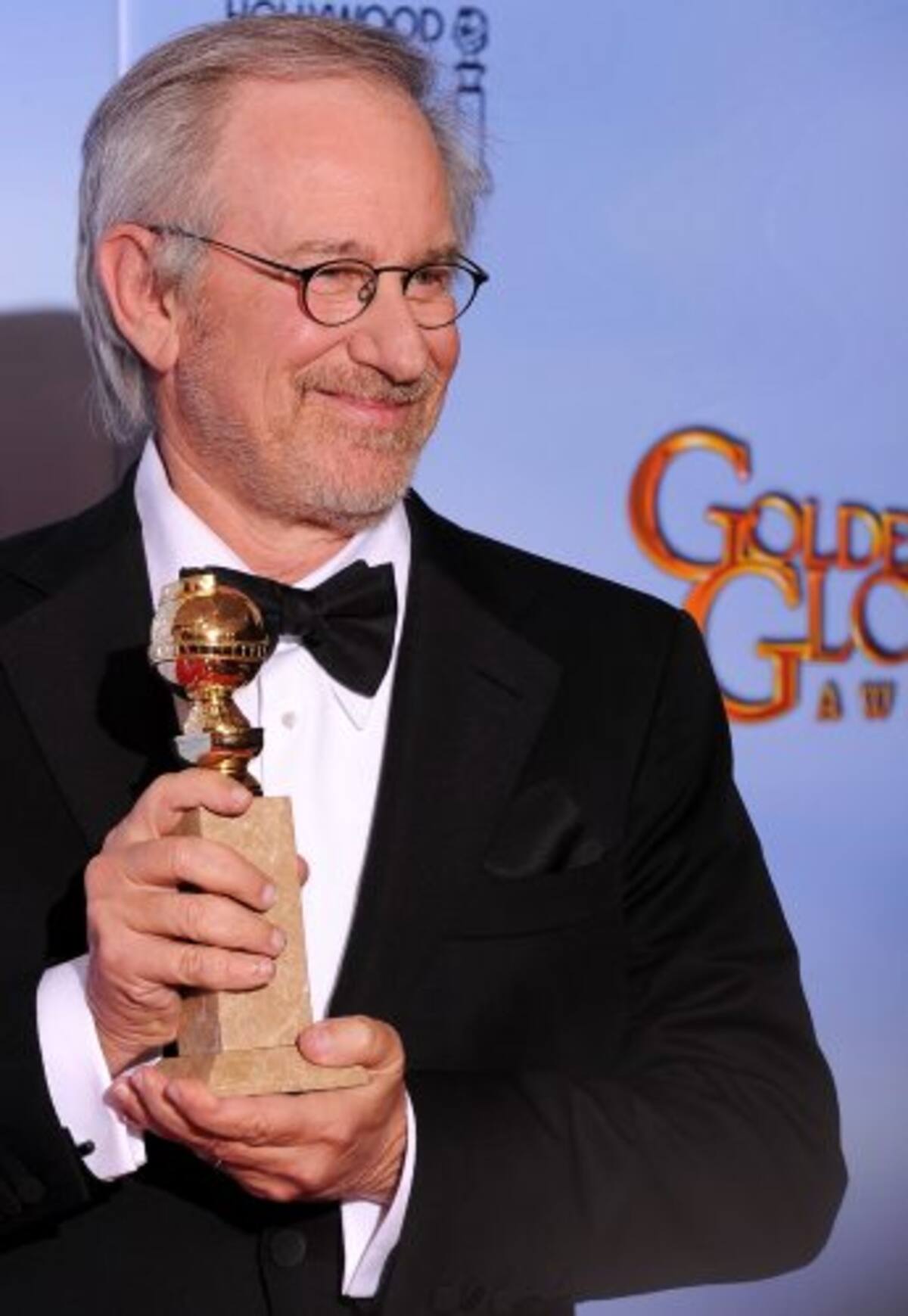 El director la película "Las aventuras de Tin tín", Steven Spielberg, ganador del premio a Mejor película animada (Foto: Afp/VANGUARDIA LIBERAL)