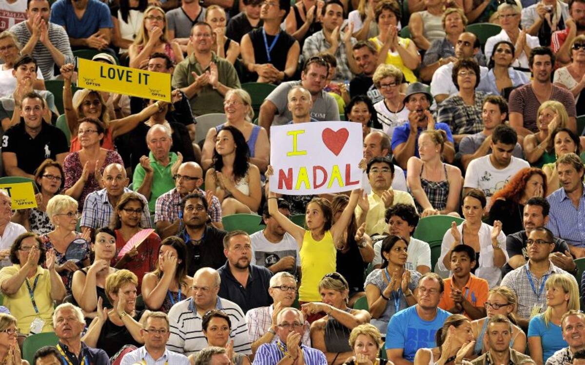 El público con Rafael Nadal (Foto: AFP / VANGUARDIA LIBERAL)