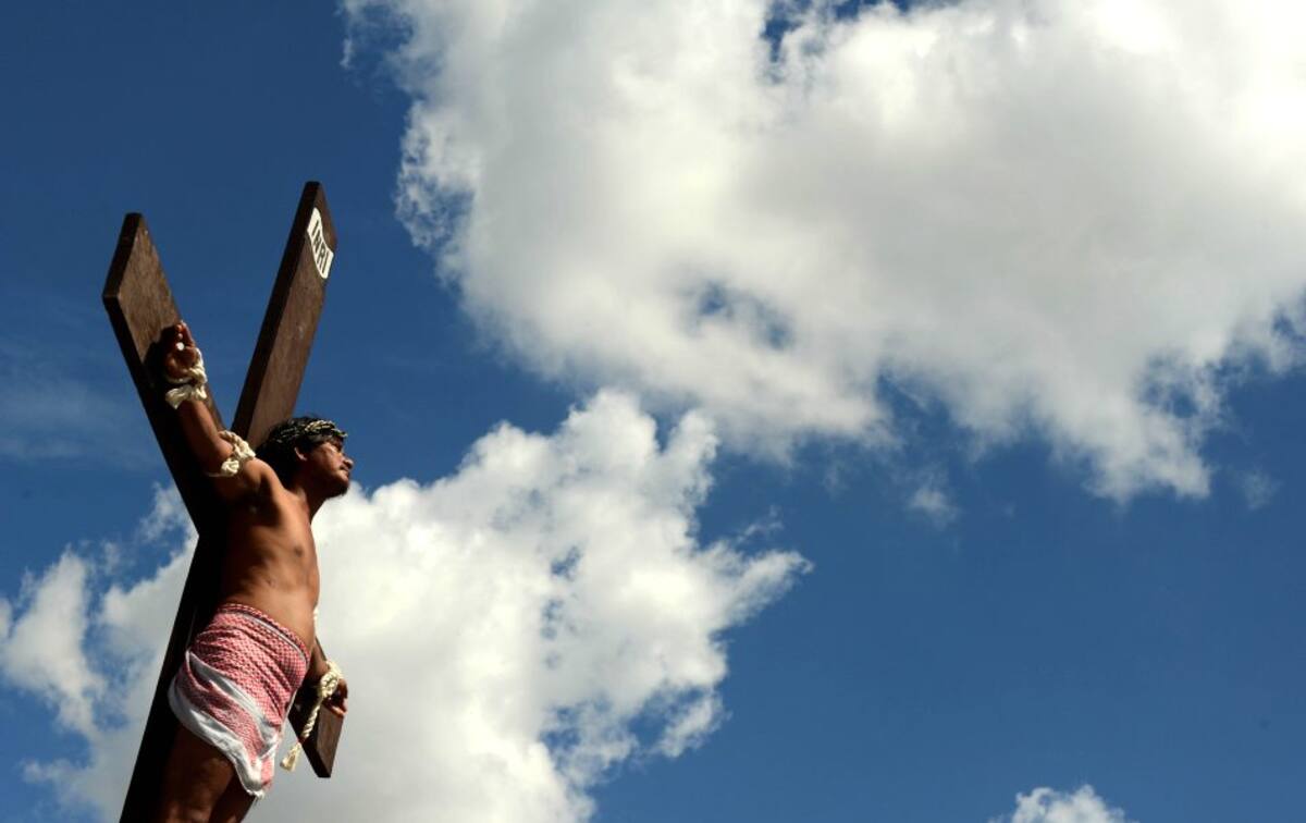 Con crucifixiones filipinos celebran el Viernes Santo (Foto: AFP, NOEL CELIS / VANGUARDIA LIBERAL)