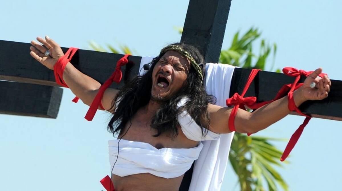 Con crucifixiones filipinos celebran el Viernes Santo (Foto: AFP, NOEL CELIS / VANGUARDIA LIBERAL)