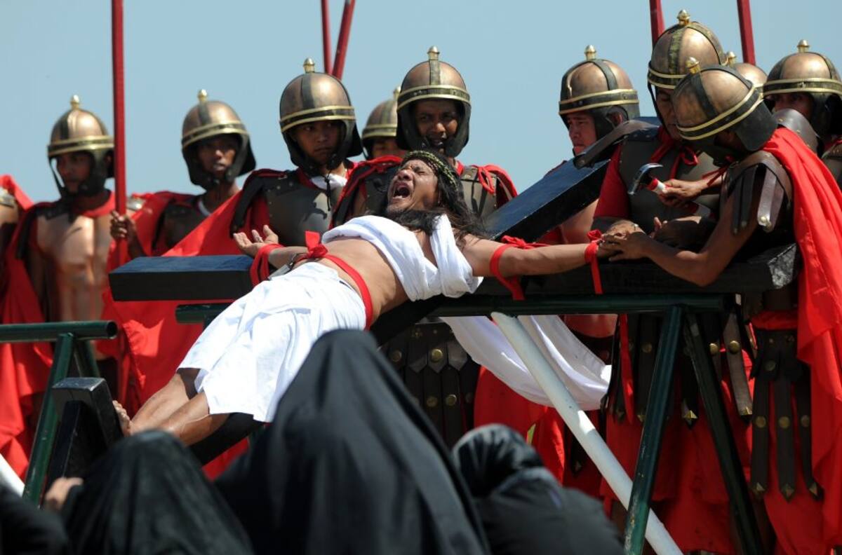 Con crucifixiones filipinos celebran el Viernes Santo (Foto: AFP, NOEL CELIS / VANGUARDIA LIBERAL)