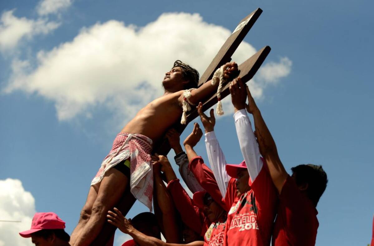 Con crucifixiones filipinos celebran el Viernes Santo (Foto: AFP, NOEL CELIS / VANGUARDIA LIBERAL)