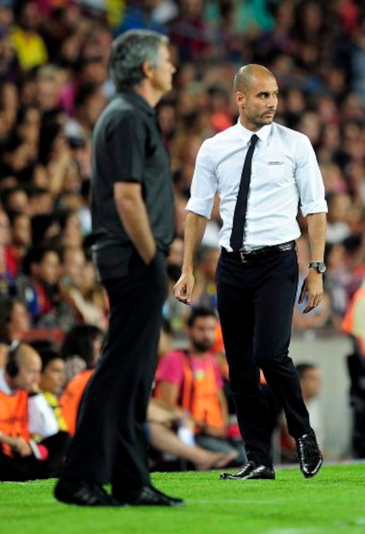 Guardiola y Mourinho quieren ser dueños de la Supercopa (Foto: Afp / VANGUARDIA LIBERAL)