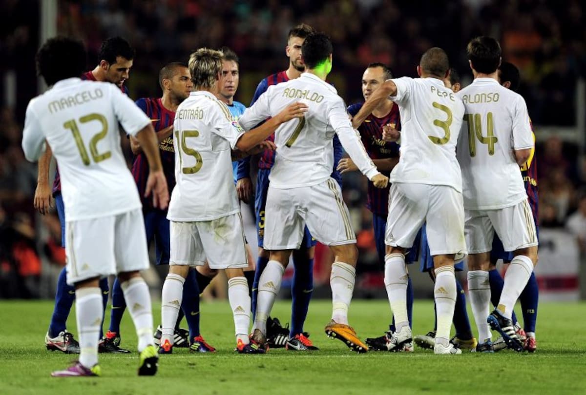 El real celebra el empate del primer tiempo (Foto: Afp / VANGUARDIA LIBERAL)