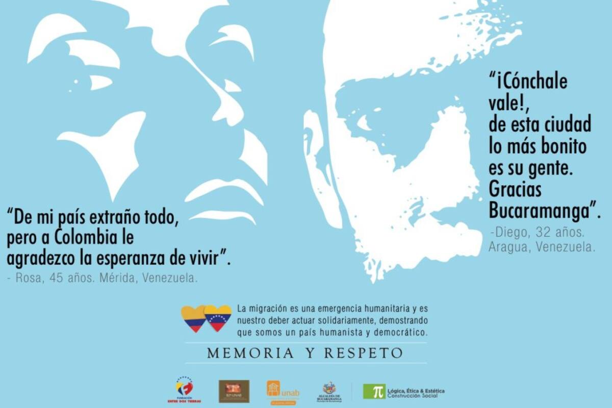Esta campaña busca que bumangueses se solidaricen con los migrantes venezolanos (Foto: Suministrada/ VANGUARDIA LIBERAL)