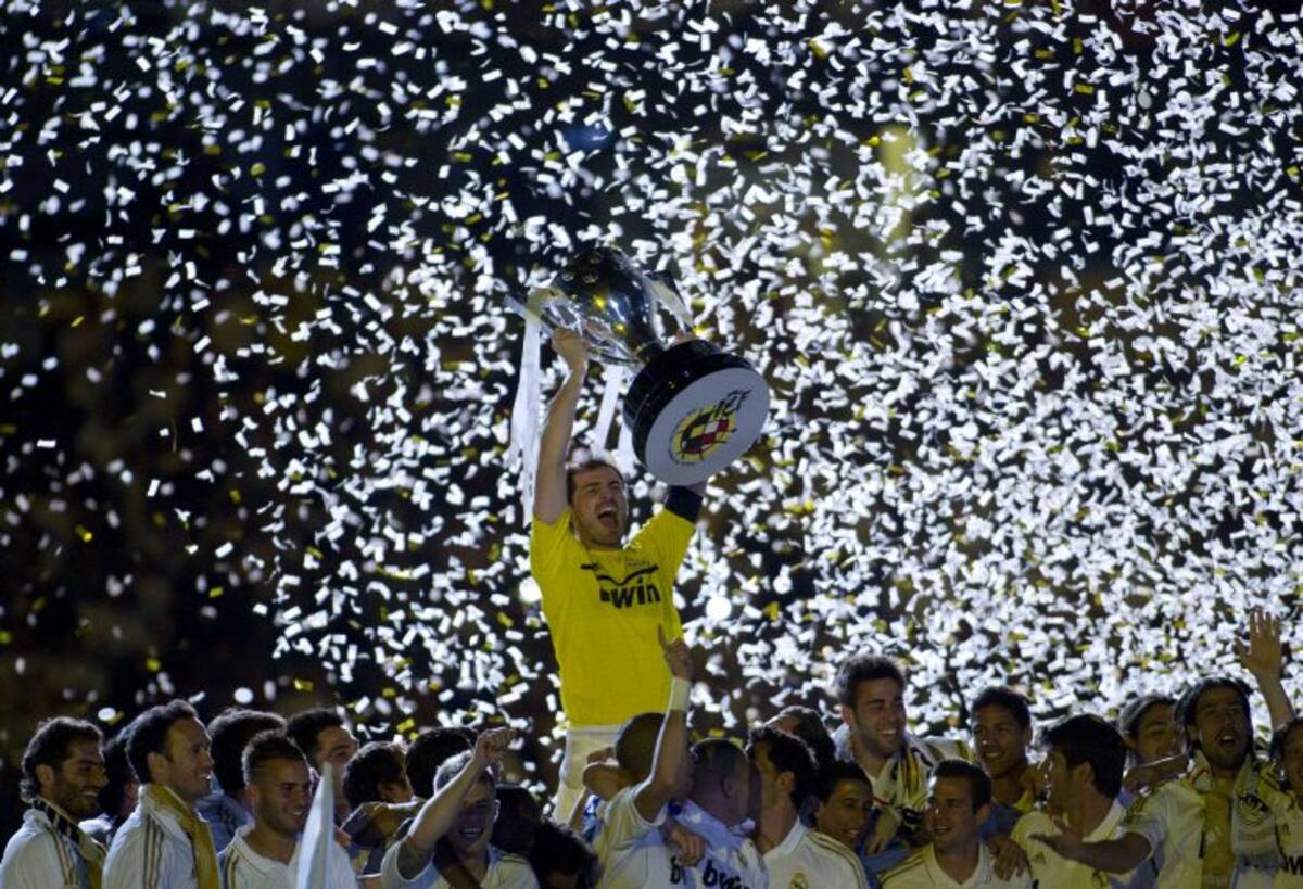 Fiesta blanca en el Bernabéu por el título del Real Madrid (Foto: AFP / VANGUARDIA LIBERAL)