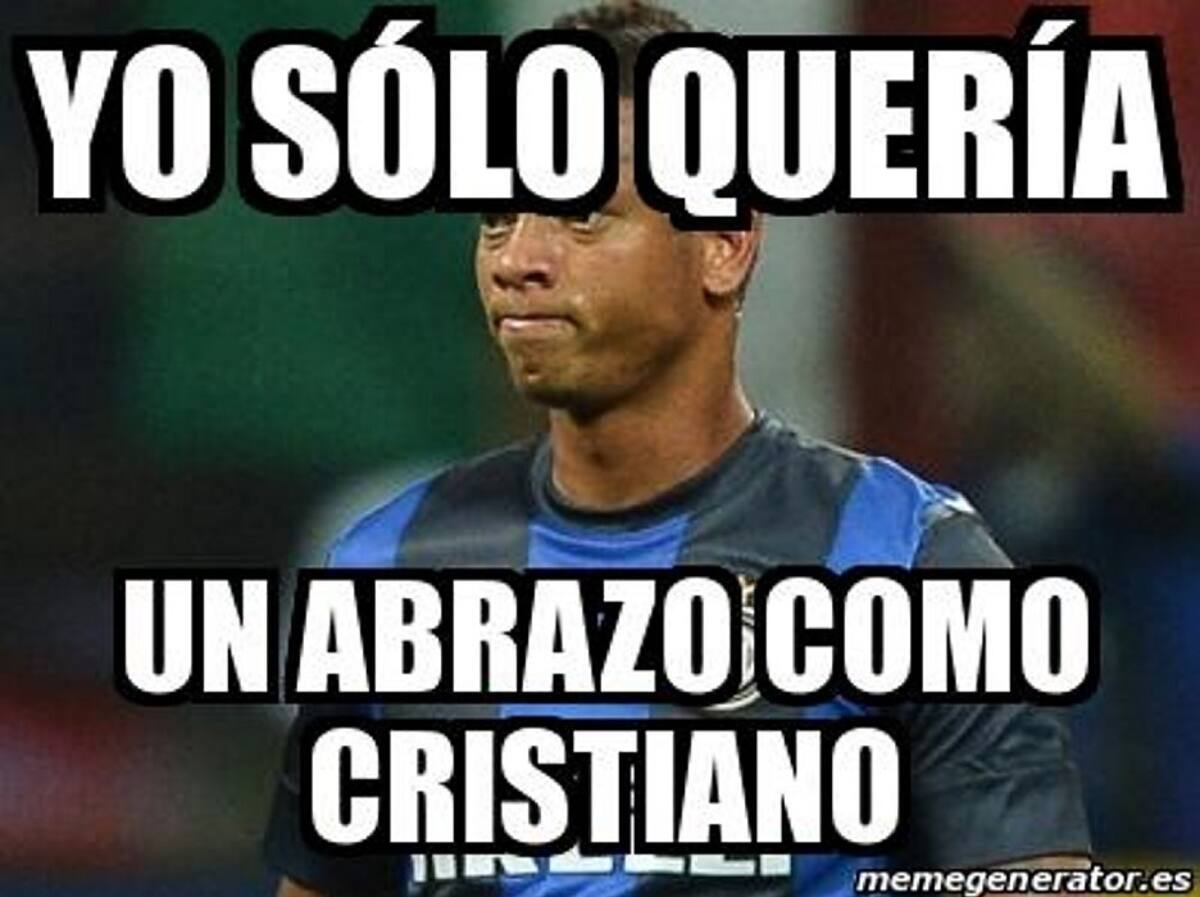 Vea los 'memes' más originales tras empujón de James a Guarín (Foto: Tomado de Facebook y Twitter )