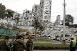 Imágenes de la tragedia en el edificio Space de Medellín