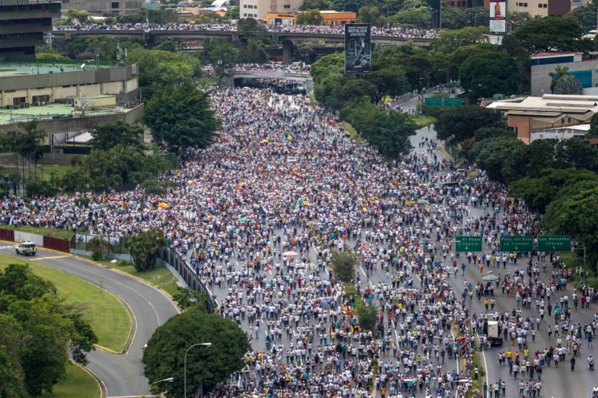 Oposición venezolana da ultimátum a gobierno de Maduro (Foto: AFP / VANGUARDIA LIBERAL)