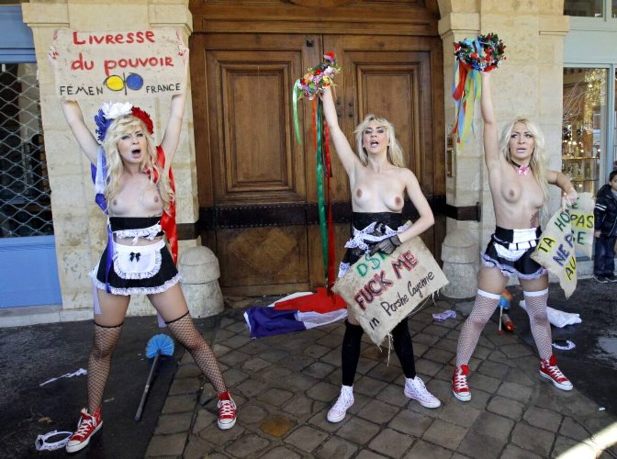 Las activistas critican la actitud de Strauss-Kahn frente a una mujer. (Foto: AFP)