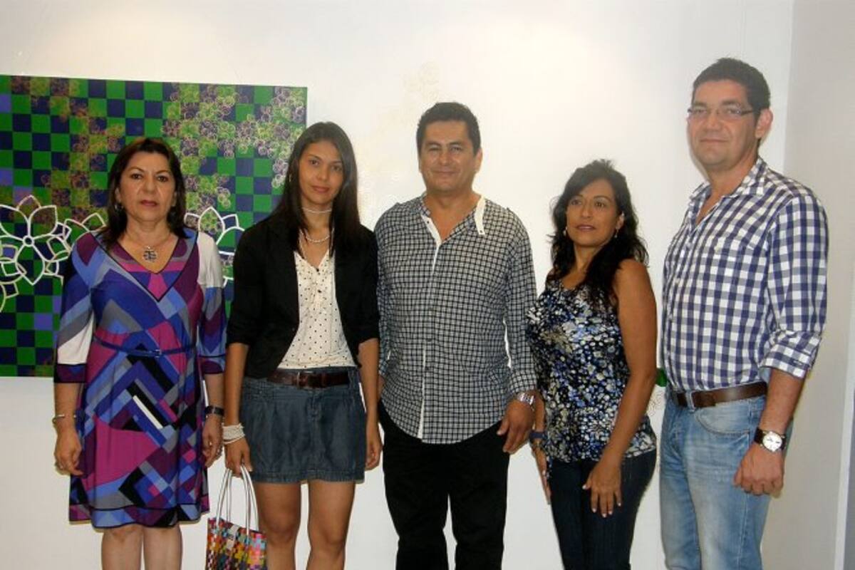Amparo Caballero, Juliana Silva, maestro Germán Tolosa, María del Pilar Pineda y Ciro Miguel Caballero. (Foto: Javier Gutierrez)