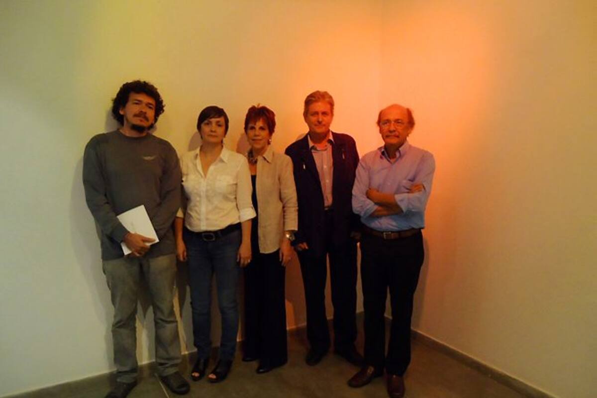 Pablo Alfonso Rincón Zafra, Rosabel Martínez Pinzón, Elena Arenas de Ortiz, Leonidas Gómez Gómez y Gabriel Hernández Suárez. (Foto: Suministrada)