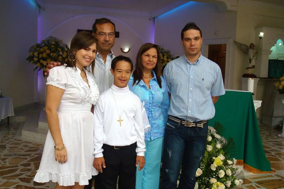Katherine Monsalve Ardila, Ramón Monsalve, Inés Ardila, Jorge Monsalve Ardila y Juan David Monsalve Ardila. (Foto: Suministrada)
