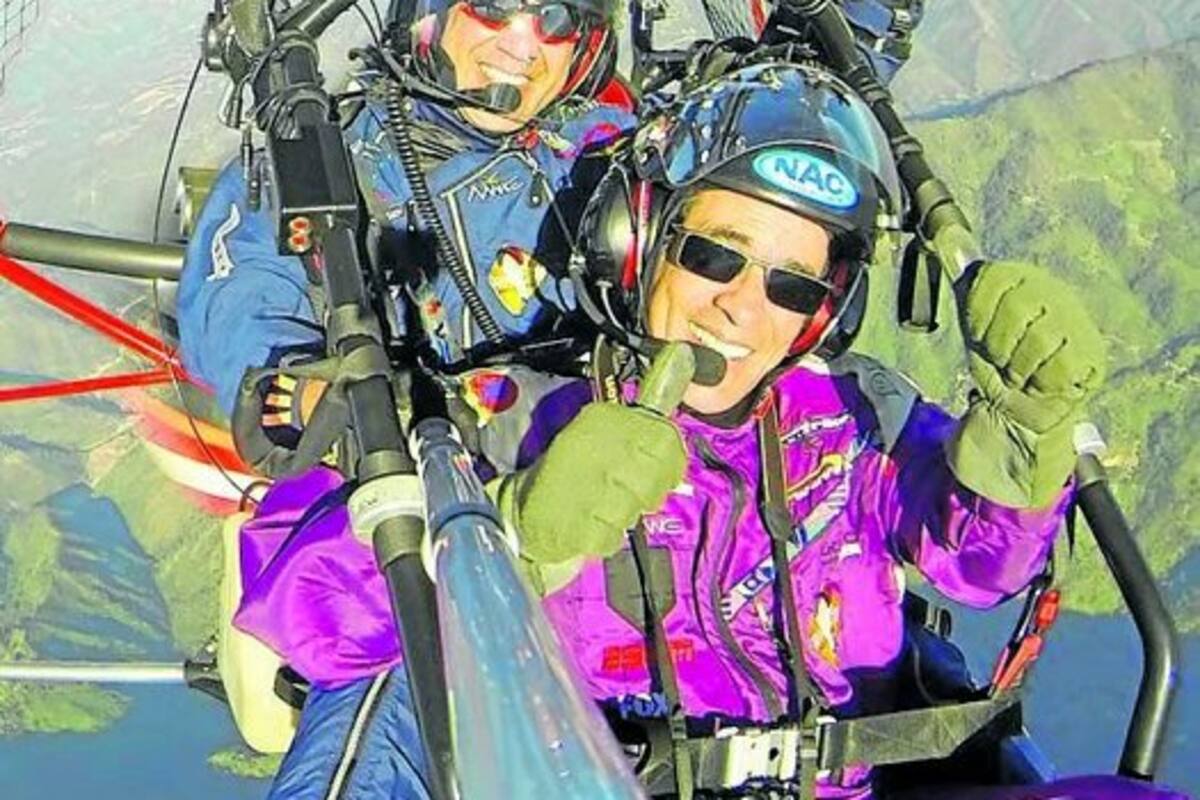 Pilotos santandereanos lograron récord en un trike (Foto: Suministrada/ VANGUARDIA LIBERAL)