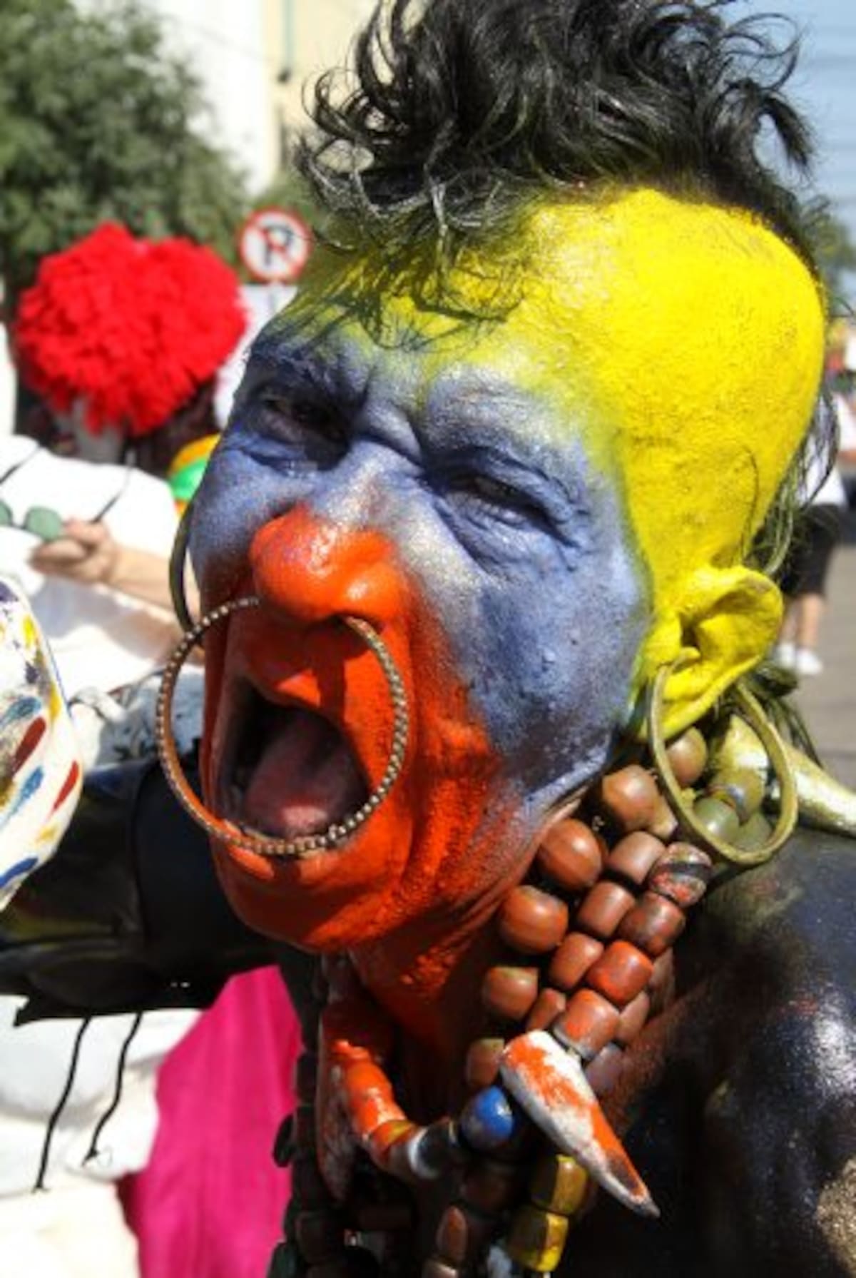 Originales disfraces se vieron en el Carnaval de Barranquilla. (Foto: Colprensa/ VANGUARDIA LIBERAL)