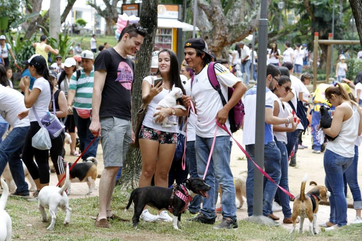 La comunidad pudo llevar sus mascotas y difrutar con ellos de un par de actividades. (Foto: Archivo /VANGUARDIA LIBERAL)