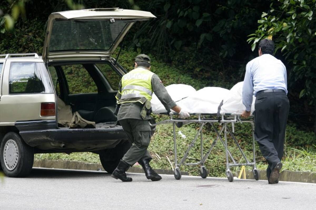 Así fue el accidente en la vía a Lebrija que dejó un muerto y un herido (Foto: Marco Valencia/VANGUARDIA LIBERAL)