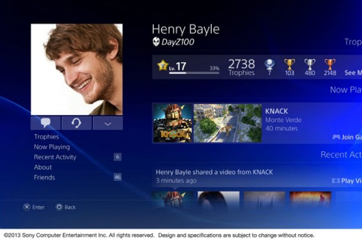 Más imágenes de la interfaz del PlayStation 4 (Foto: Tomada de Internet / VANGUARDIA LIBERAL)