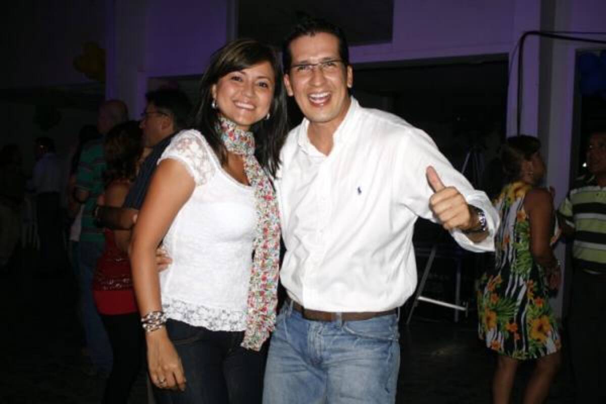 Martha Lozano y John Santa.(Foto: Mauricio Betancourt)