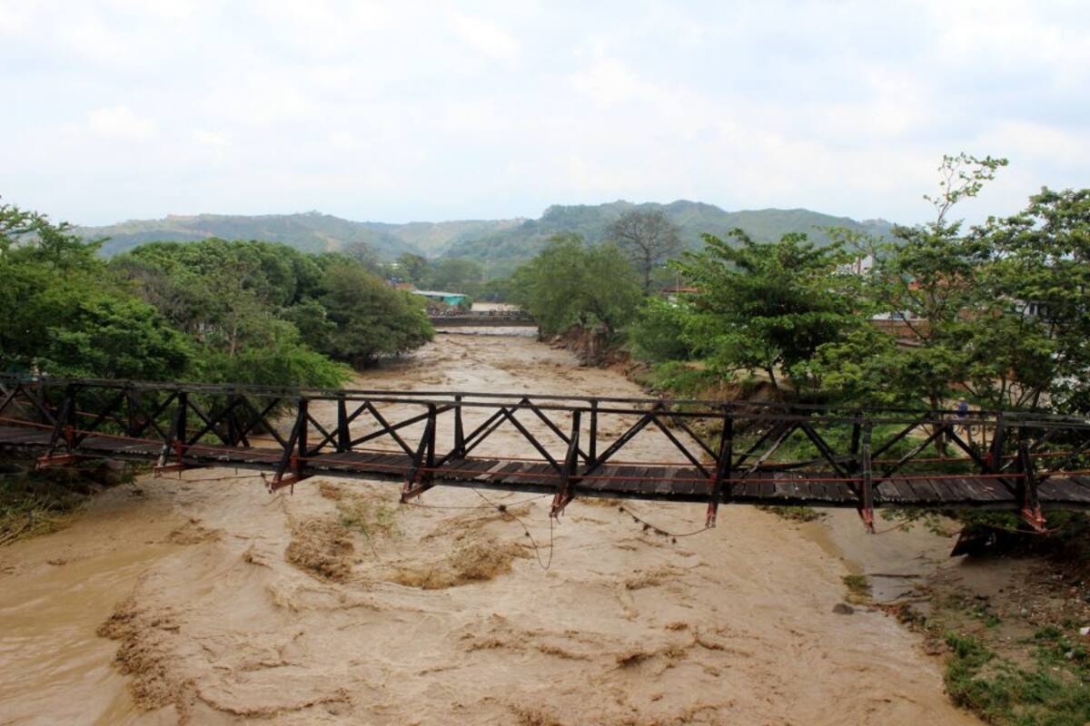 Girón en alerta por lluvias (Foto: Mauricio Betancourt/ VANGUARDIA LIBERAL )