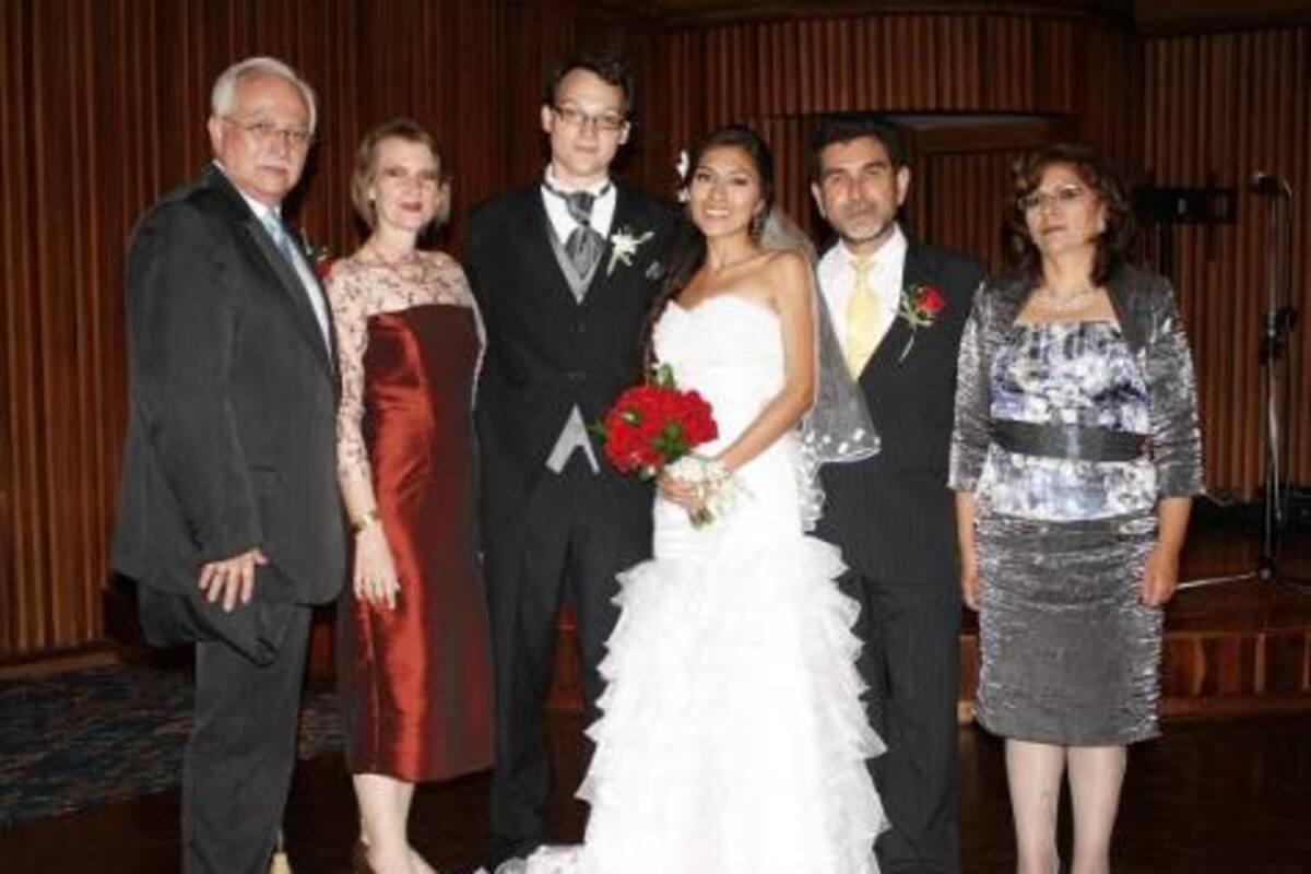 Sergio Gómez García, Arabela Serrano, Sergio Luis Gómez Serrano, Liliana María Zambrano, Héctor Eduardo Zambrano y Maribel Hernández.(Foto: Mauricio Betancourt)