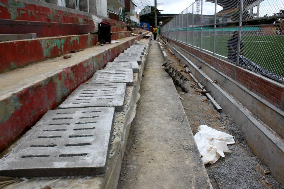 Así se ve la cancha Marte (Foto: Nelson Díaz/ VANGUARDIA LIBERAL)