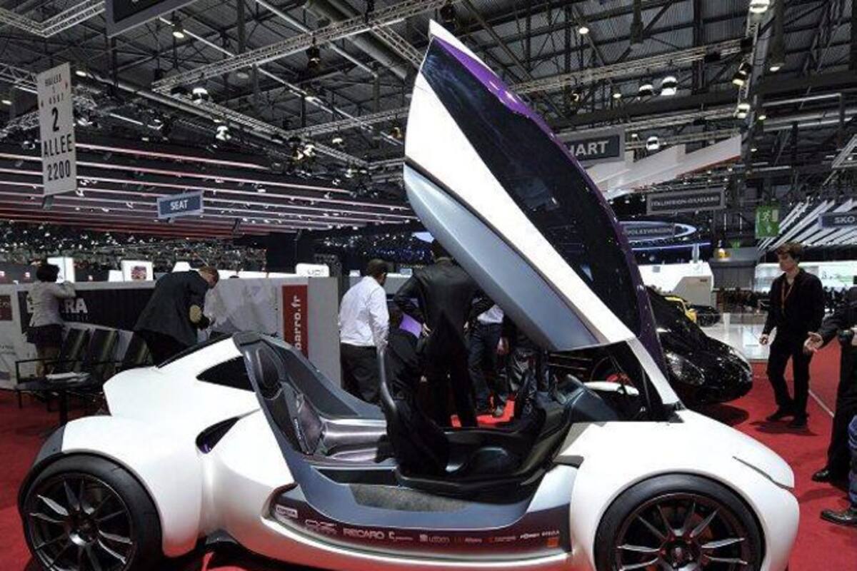 Un nuevo modelo Sbarro Montbeliard Electrosport, futurista, diseñado para innovar. (Foto: FOTO: EFE )