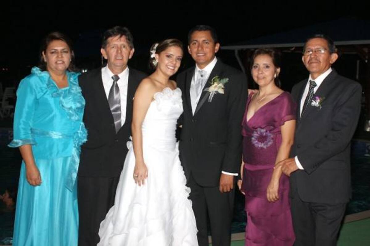 María Teresa Barrero, Henry Anaya, Viviana Anaya, Édgar Amaya, Herminda Mantilla y Javier Amaya.(Foto: Nelson Díaz R./VANGUARDIA LIBERAL)