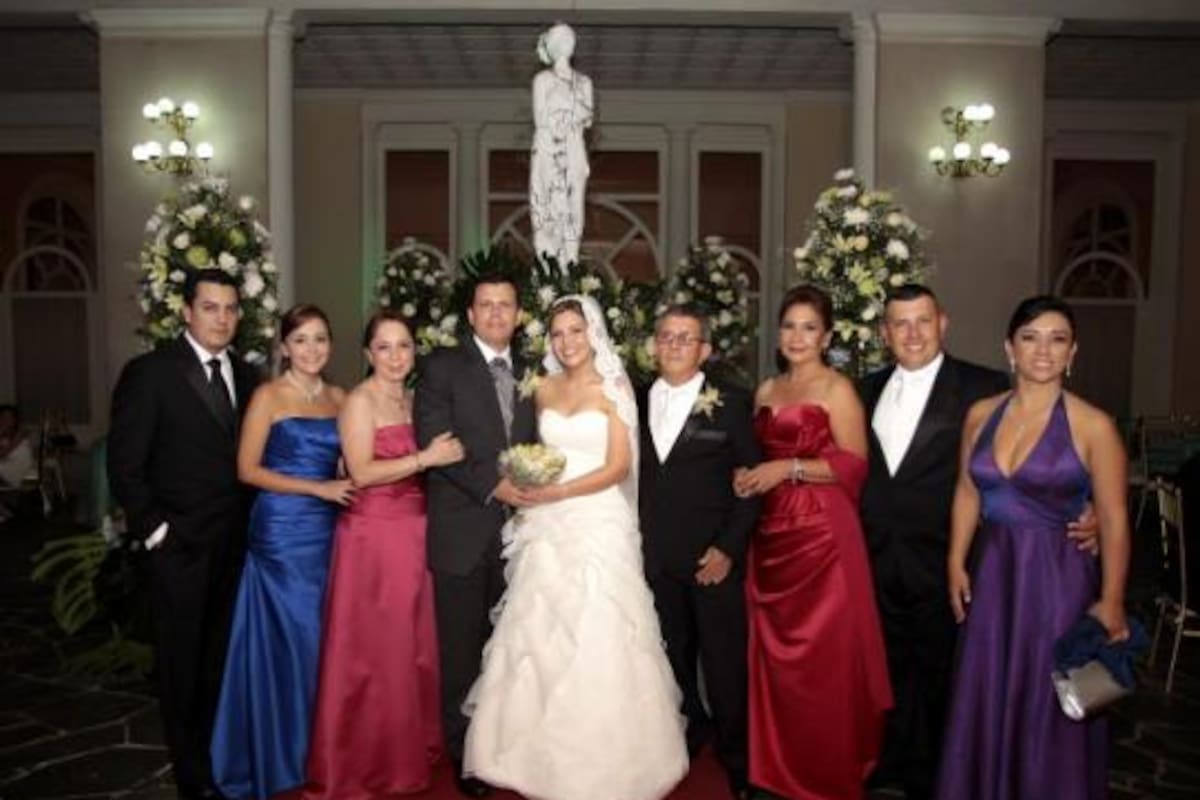 Juan Felipe Duarte Ruiz, Isabel Margarita Rincón Pava, Zobeyda Pava de Rincón, Eduardo Rincón Pava, Adriana Rincón Ramírez, Jorge Rincón Padilla, Margarita Ramírez de Rincón, Jorge Enrique Rincón Ramírez, Clemencia Perico de Rincón.(Foto: Suministrada/VANGUARDIA LIBERAL)