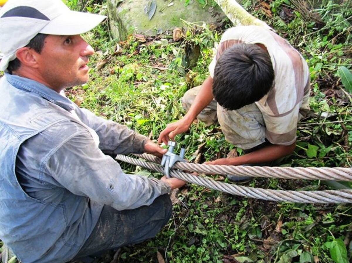 ‘El Puentero’ que sobrevivió a una avalancha en San Vicente de Chucurí (Foto: Suministrada/VANGUARDIA LIBERAL)