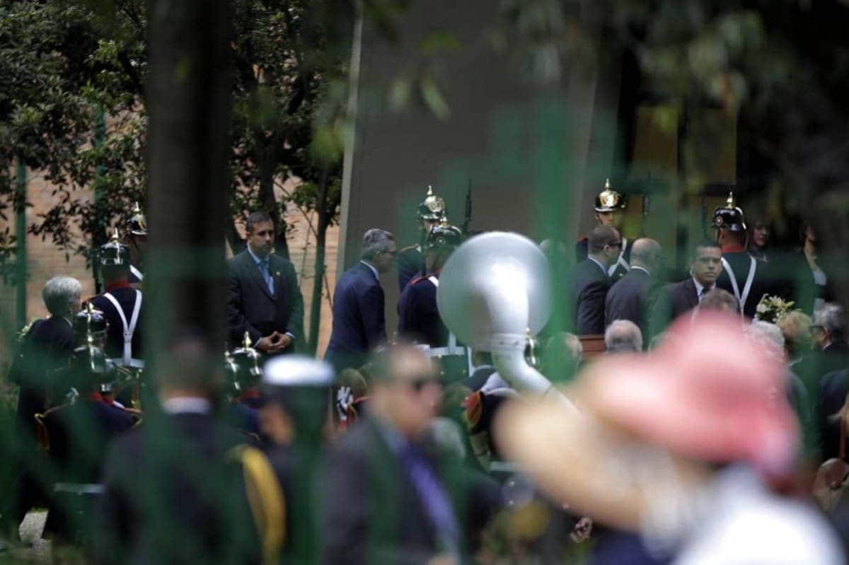 Así fue el último adiós al expresidente Belisario Betancur (Foto: Colprensa /Vanguardia Liberal)