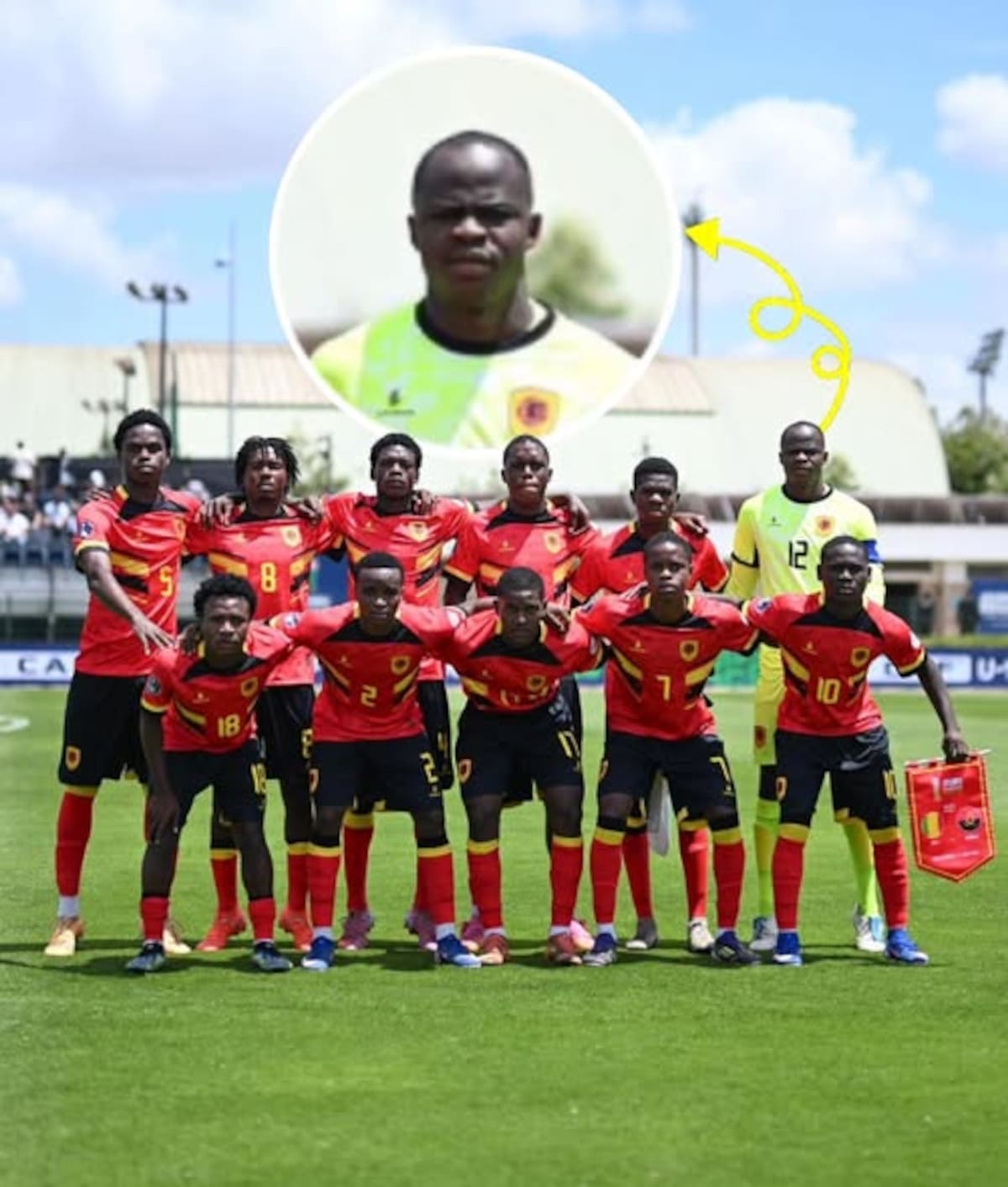 La actuación de Gelson Dala ayudó a Angola a mantener el arco en cero y lo convirtió en una de las historias más comentadas del fútbol africano. /FOTO: Redes